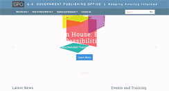 Desktop Screenshot of gpo.gov